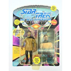 Rare Star Trek the Next Generation Lt Commander Geordi LaForge In Dress Uniform